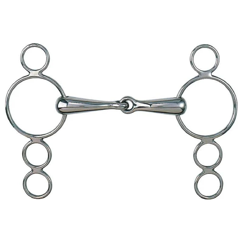Dutch Gag Bit 4 Ring 5 1/2"