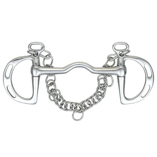 Korsteel Port Mouth Slotted Ring Kimblewick 5.5"